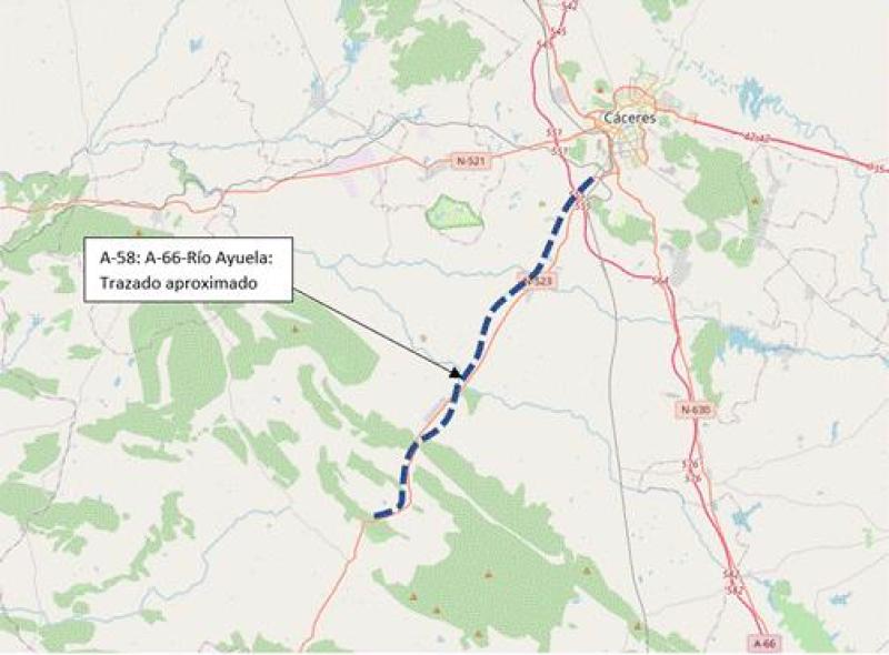 El Gobierno autoriza las obras de la A-58 entre la autovía A-66 y Río Ayuela por 86 millones de euros