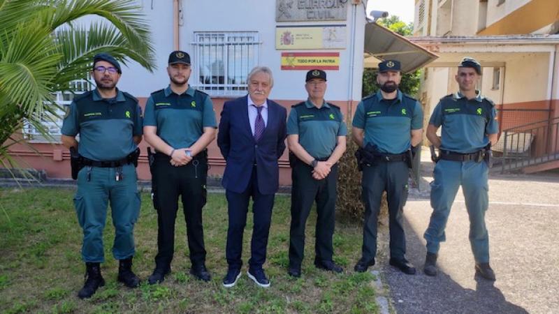 Emilio González avanza que el Ministerio del Interior estudia ubicar en Lobios una residencia de verano para guardias civiles y familias 