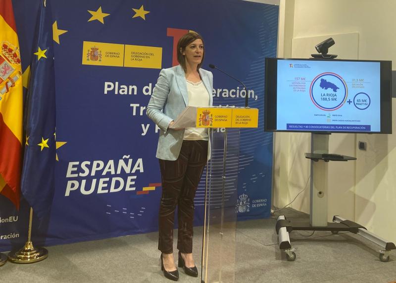 El Plan de Recuperación despliega 188,5 millones de euros en La Rioja, de los que 157 millones los gestiona directamente el Gobierno regional 