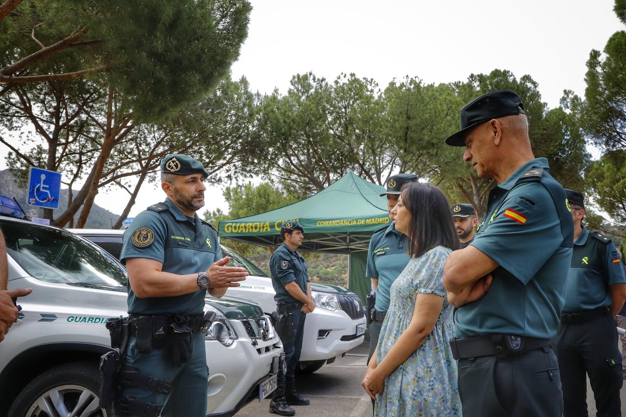 Mercedes González supervisa el dispositivo del ‘Plan Verano 2022’ de la Guardia Civil compuesto por un total de 1.546 agentes