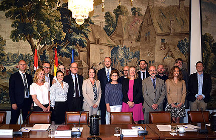 Representantes de Presidencia y para las Administraciones Territoriales con representantes noruegos