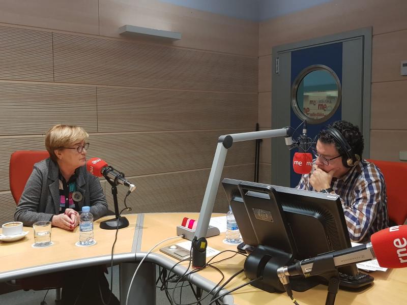 Entrevista a la comisionada del Gobierno frente al Reto Demográfico en Radio 5, de Radio Nacional de España.